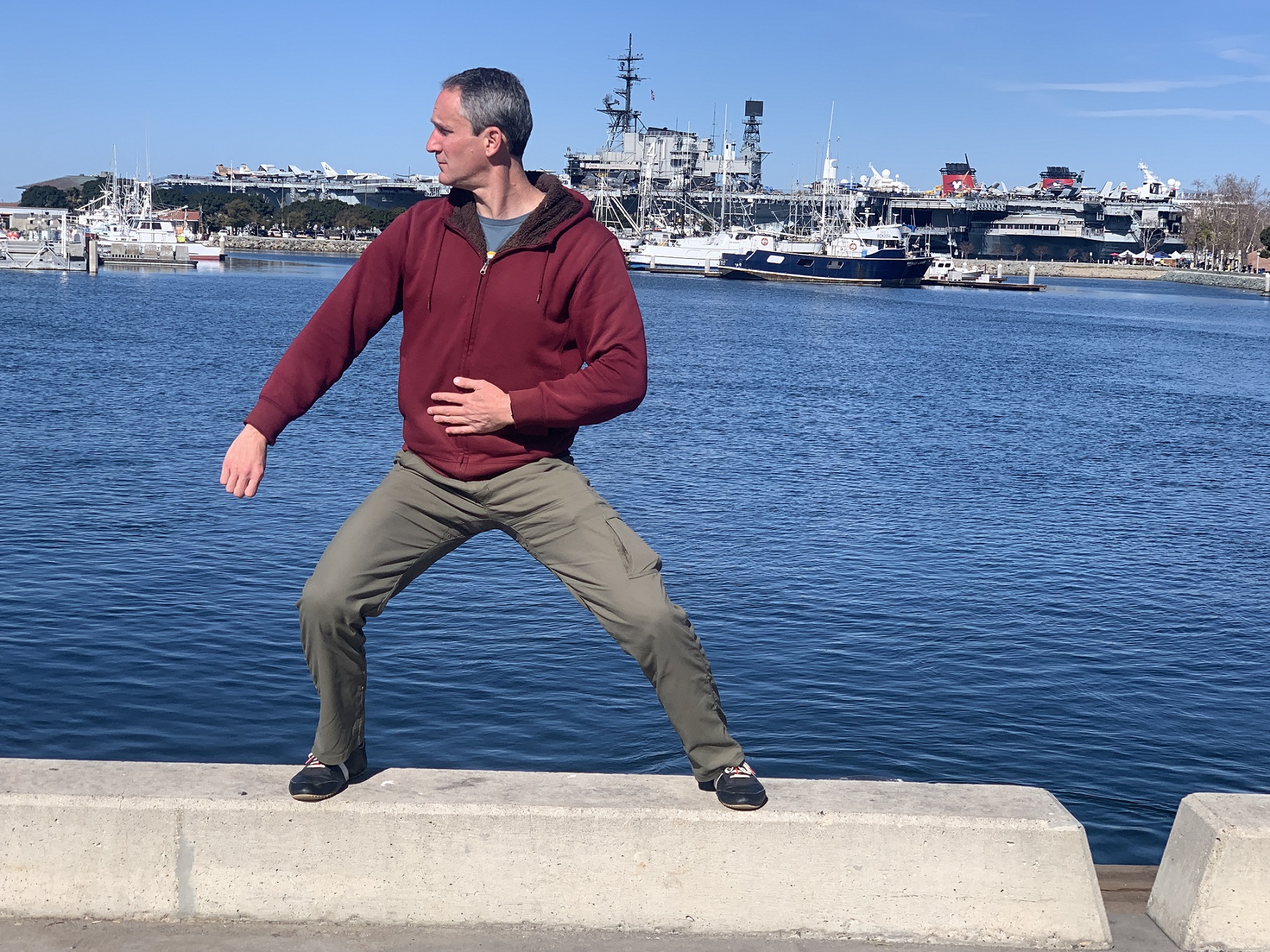 Pose at the pier 3